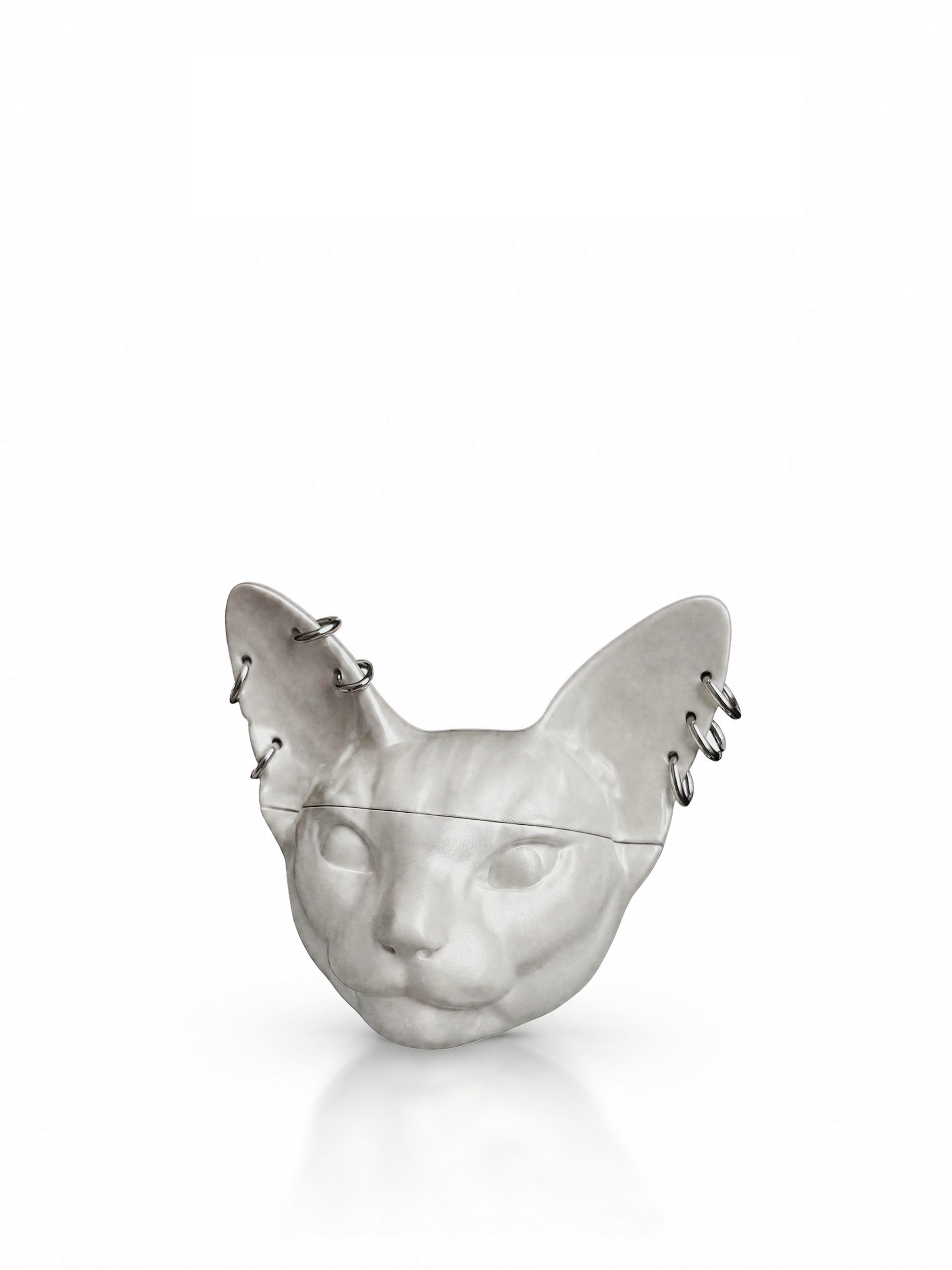 Abyssinian Cat AirPods Case — Sculptural Resin Cover
