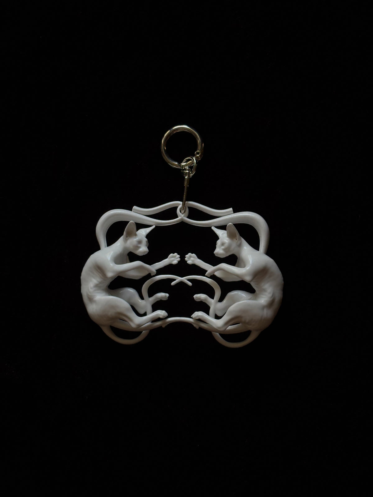 CataMount Sphynx Cat Resin Photocard Holder | Hand-Finished 3D-Printed | Handmade Y3K Idol Card Case