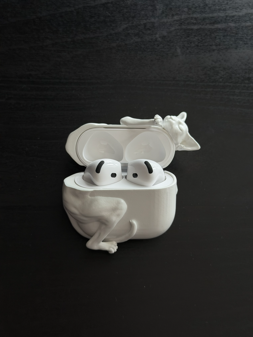 CataMount Original handmade Sphynx Cat AirPods Case for AirPods Pro 1/2/3 & AirPods 4