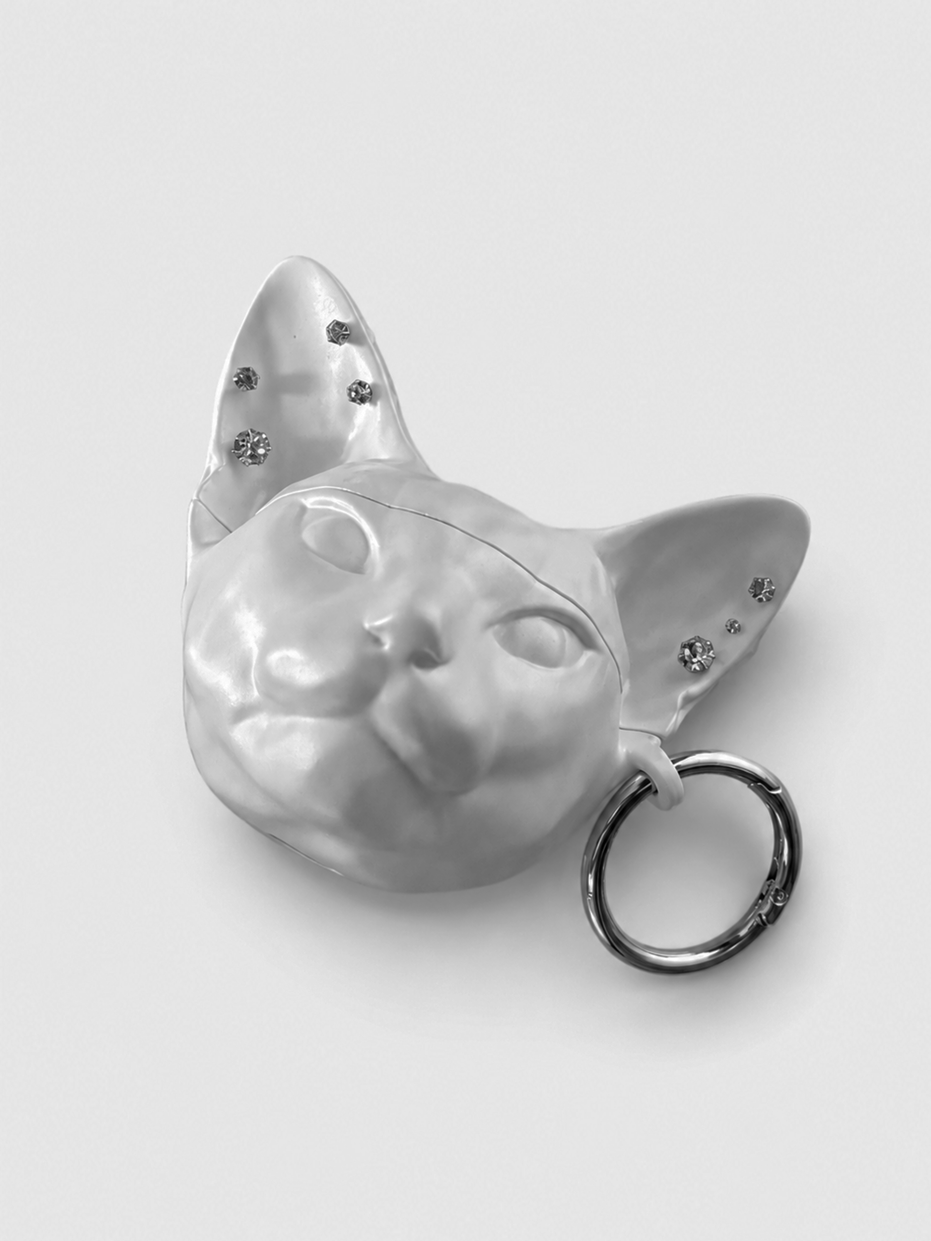 Abyssinian Cat AirPods Case — Sculptural Resin Cover