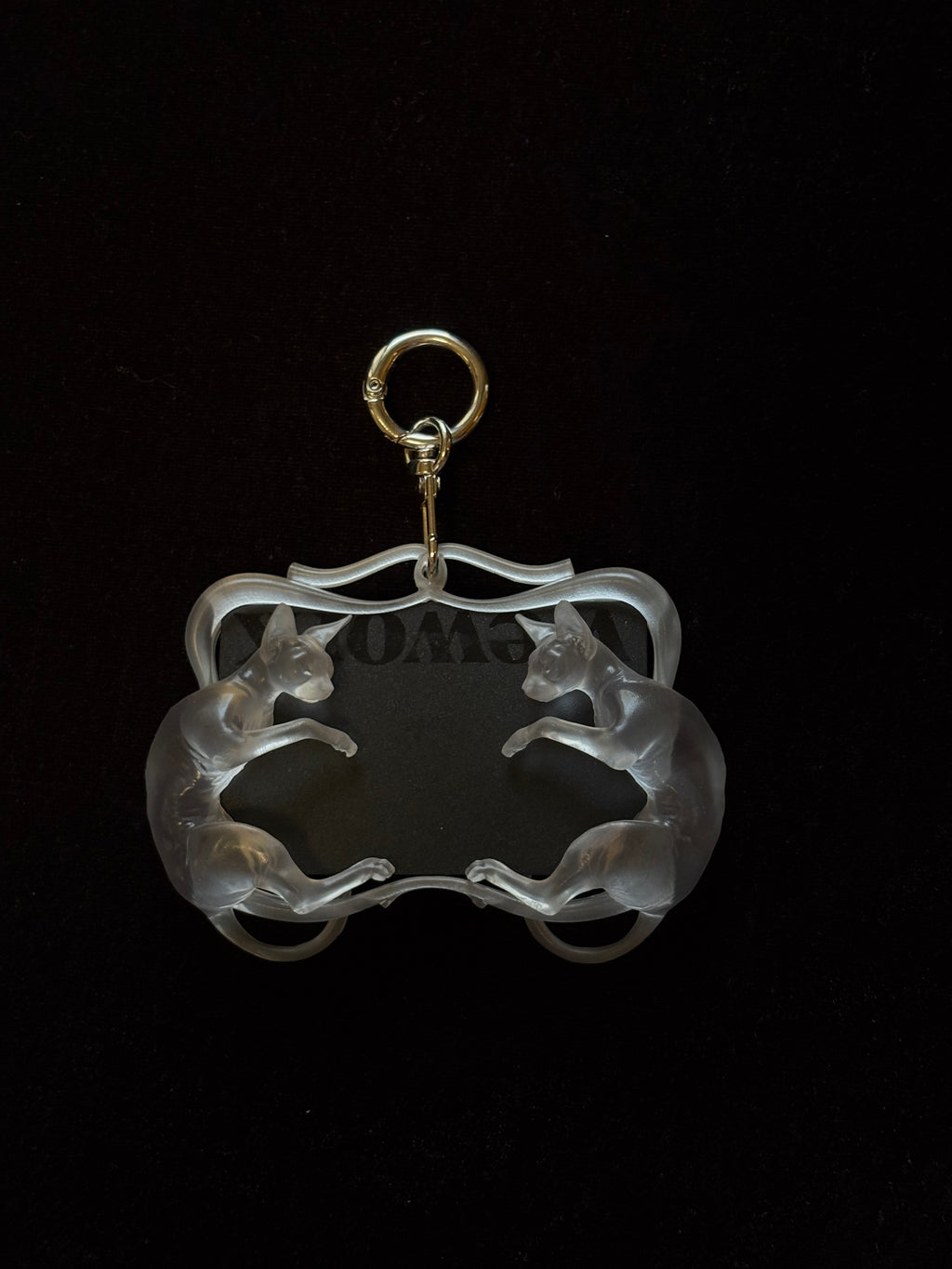 CataMount Sphynx Cat Resin Photocard Holder | Hand-Finished 3D-Printed | Handmade Y3K Idol Card Case