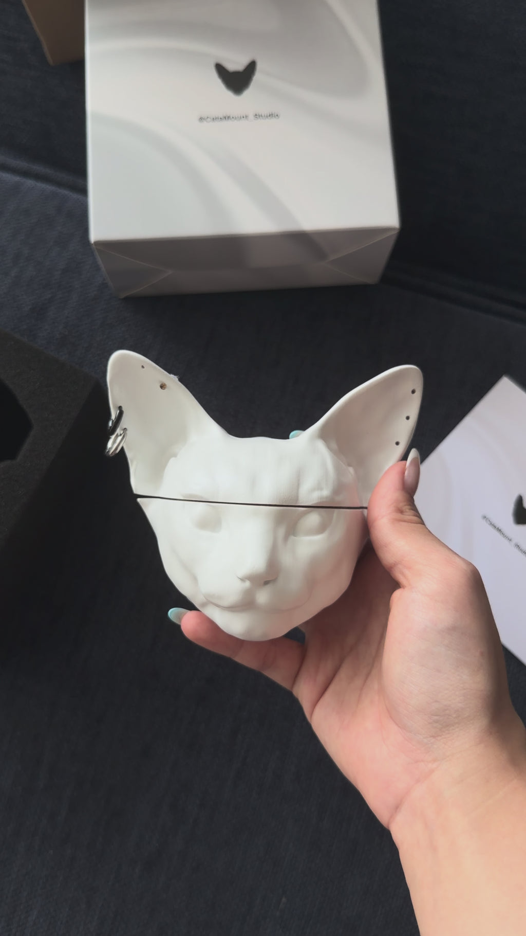 CataMount Original AirPods Case for Pro/4/3/2/1 | Handmade Custom Hard Shell Resin Material
